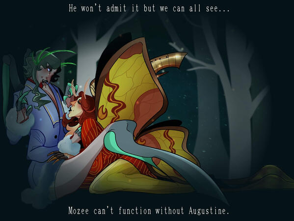 Augustine and Mozee (full body)