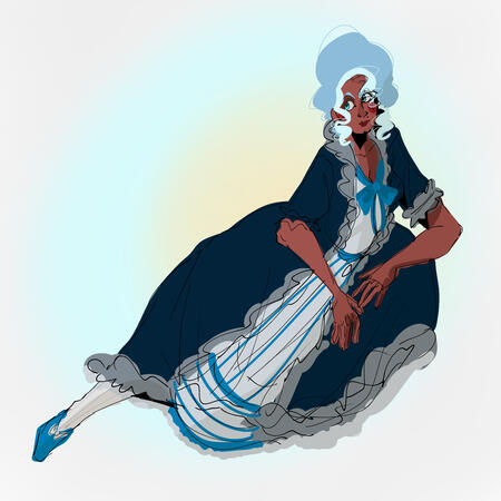 Wednesday color pallette concept (full body)